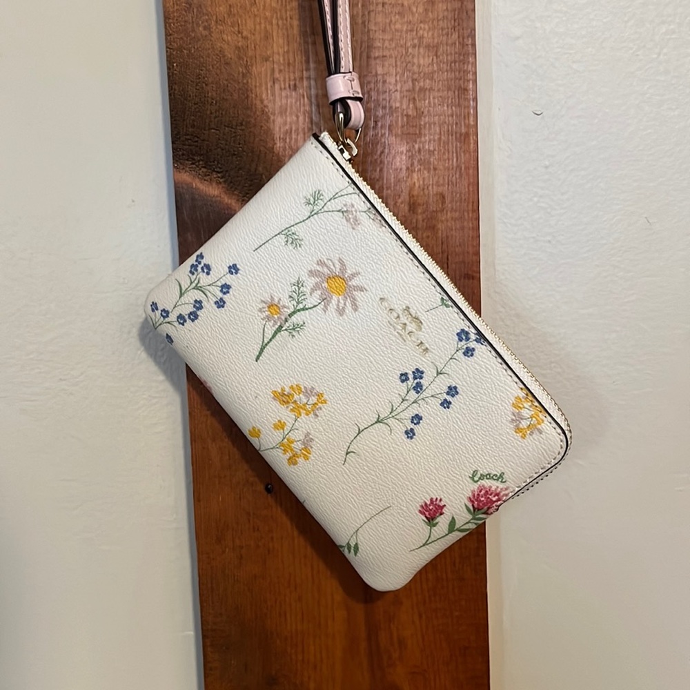 Coach- small- spring style wristlet